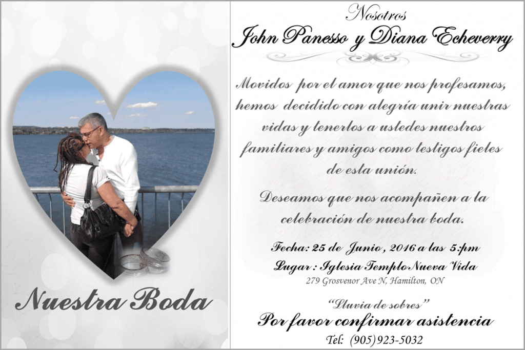 Boda de John y Diana