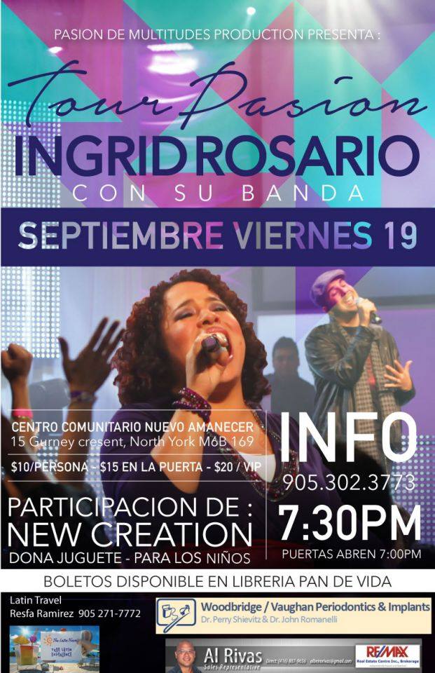 Ingrid Rosario en Toronto – 2014